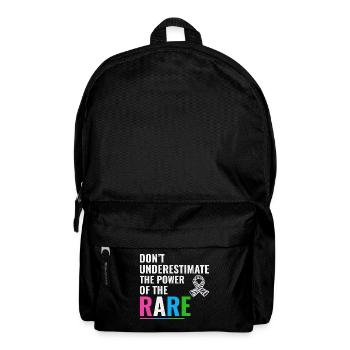 Sensibilisierung für seltene Krankheiten - Rucksack - Schwarz - Vorne