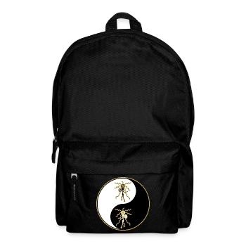 Shaman dancing in Yin Yang - Backpack - black - Front