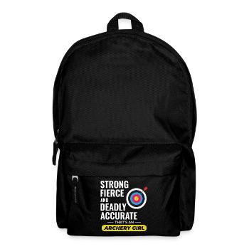 Tir à l’arc Cibles Archer Bullseye Tir Sport - Sac à dos - noir - Devant
