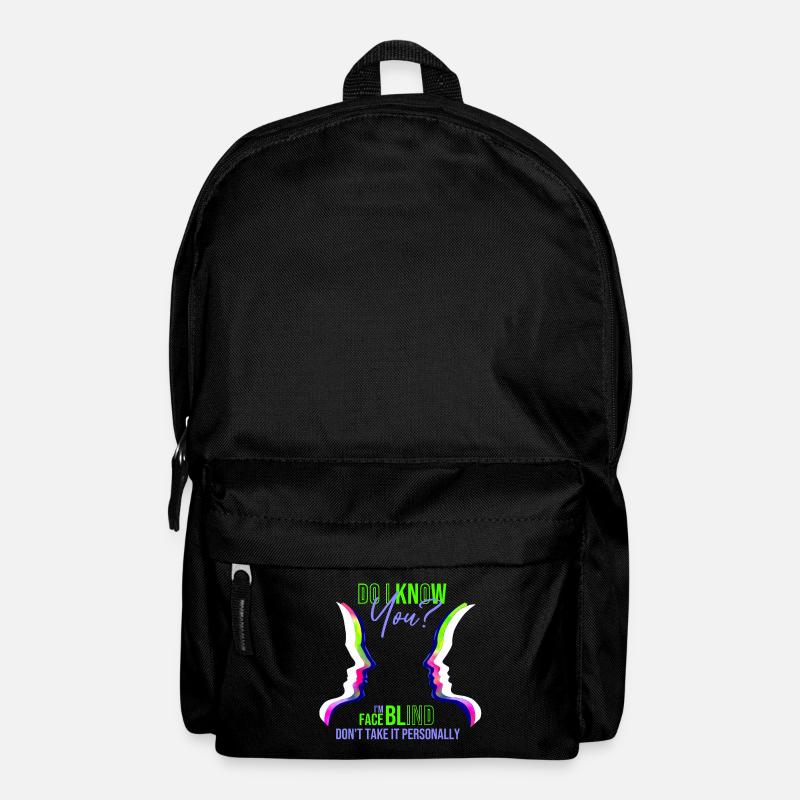 faceblind - Rucksack - Schwarz