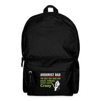 Baumpfleger Baumchirurg Kletterer Klettertrimmer - Rucksack - Schwarz - Vorne