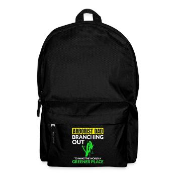 Baumpfleger Baumchirurg Kletterer Klettertrimmer - Rucksack - Schwarz - Vorne