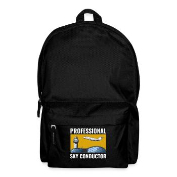 Fluglotse ATC Aviation Humor Flugzeug - Rucksack - Schwarz - Vorne
