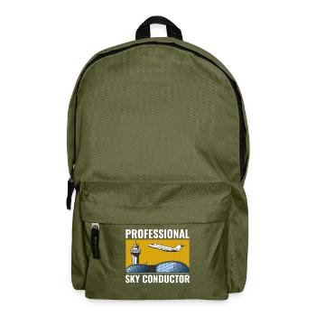 Air Traffic Controller ATC Aviation Humor Airplane - Backpack - olive green - Front