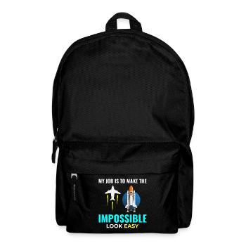 Aerospace Engineer Astronautical Rocket Scientist - Backpack - black - Front