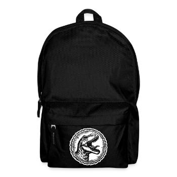 Dino Dinosaurier - Rucksack - Schwarz - Vorne