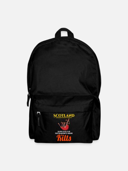 Dudelsackspieler Instrument Schottisch Schottland Kilts - Rucksack - Schwarz