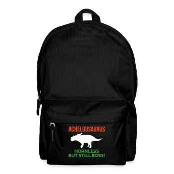Achelousaurus Dinosaur Dino Paleontologist Fossil - Backpack - black - Front