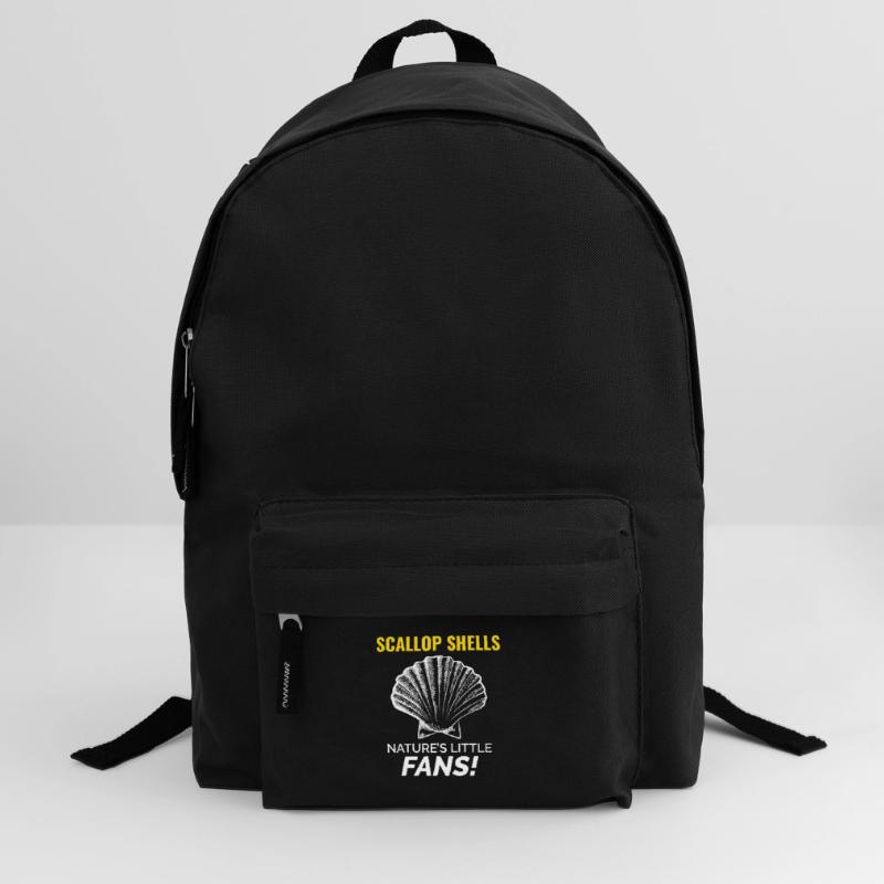 Scallop Seashells Collector Beachcomber Shellfish Backpack
