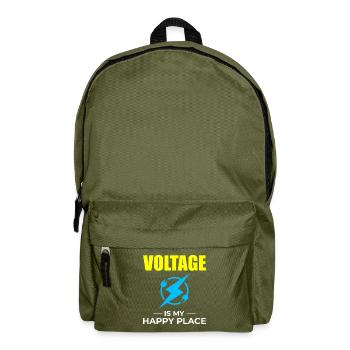 Elektriker Humor Elektrotechniker Ingenieur - Rucksack - Olivgrün - Vorne