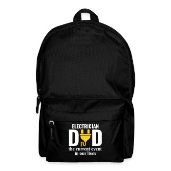 Elektriker Vater Elektrotechniker Ingenieur - Rucksack - Schwarz - Vorne