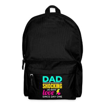 Electrician Electrical Technician Valentines Day - Backpack - black - Front