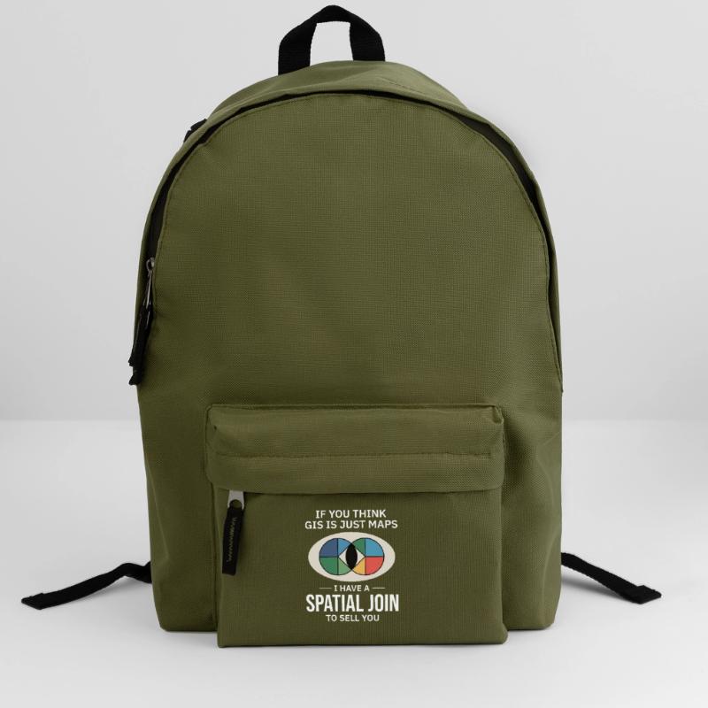GIS Spatial Join Map Data Analysis Backpack