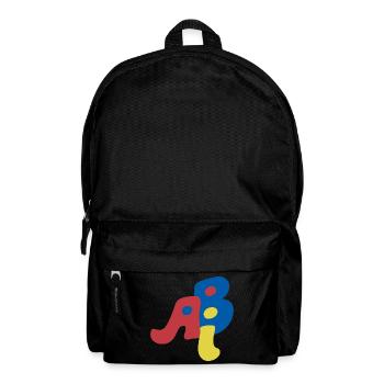 Abi - Abitur - Geschenk - Rucksack - Schwarz - Vorne