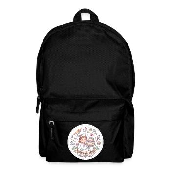 Hobby-Bäckerin Kuchenzauber - Rucksack - Schwarz - Vorne