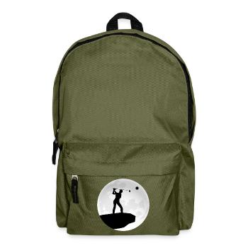 golf golf-girl golfclub golferin golfspielerin - Rucksack - Olivgrün - Vorne
