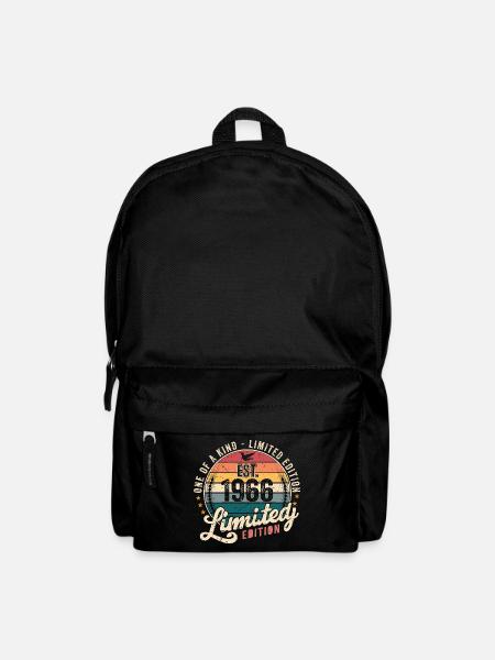 Geburtstagsgeschenk 1966 Jahrgang 1966 Retro 1966 - Rucksack - Schwarz