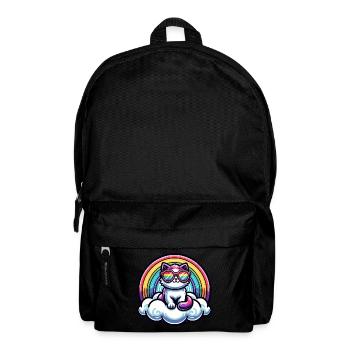 Pride Gay CSD Love LGBTQ Farben des Regenbogens - Rucksack - Schwarz - Vorne