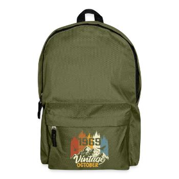 Born October 1969 - Birthday October 1969 - Backpack - olive green - Front