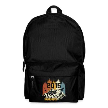 Birthday January 2015 - Gift January 2015 - Backpack - black - Front