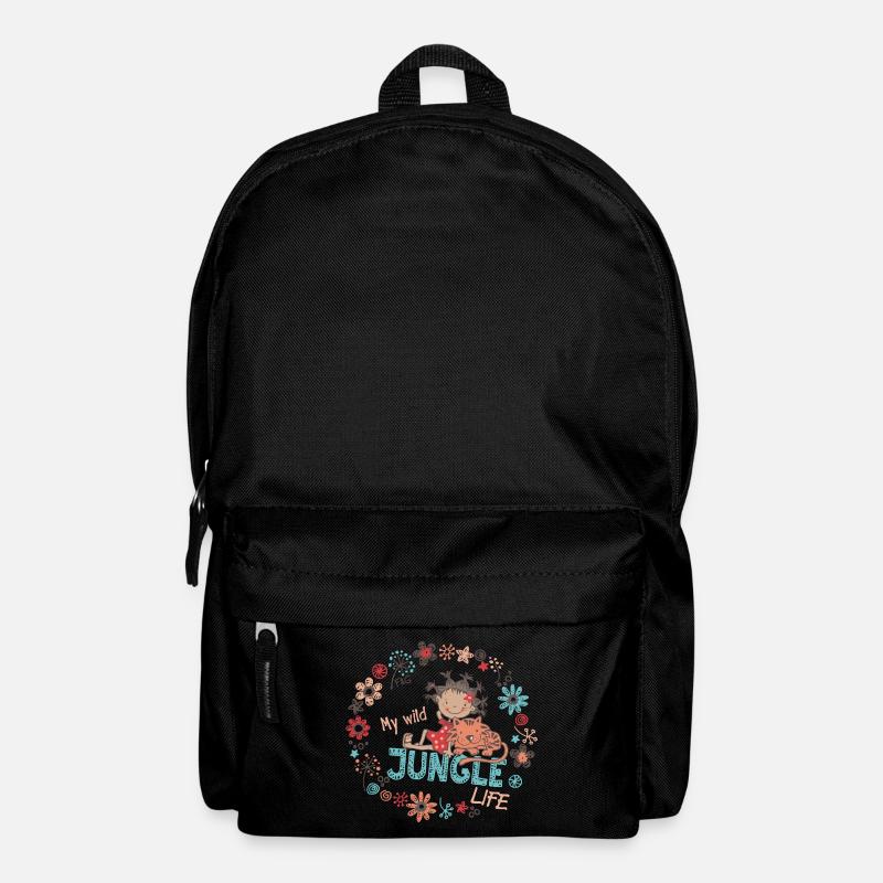 Ma vie sauvage dans la jungle - Sac à dos - noir