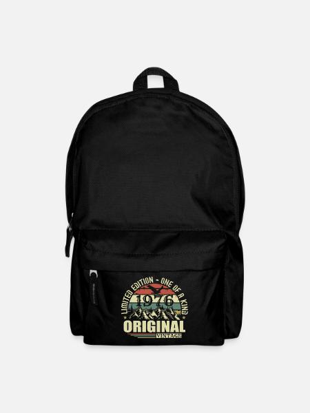 Original 1976 Vintage Retro Jahrgang 1976 geboren - Rucksack - Schwarz