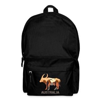 Australien - Rucksack - Schwarz - Vorne
