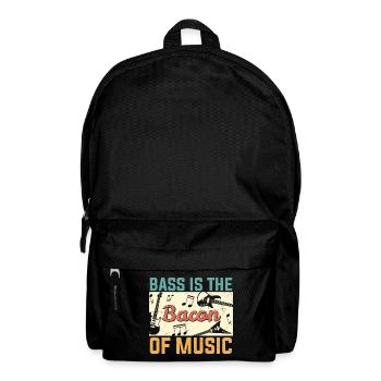 Bass Ist Der Speck Von Music Guitar Player - Rucksack - Schwarz - Vorne