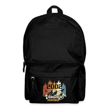 23. Geburtstag - Legendär Seit November 2002 - Rucksack - Schwarz - Vorne