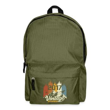 Geburtstagsgeschenk geboren im Dezember 2017 - Rucksack - Olivgrün - Vorne