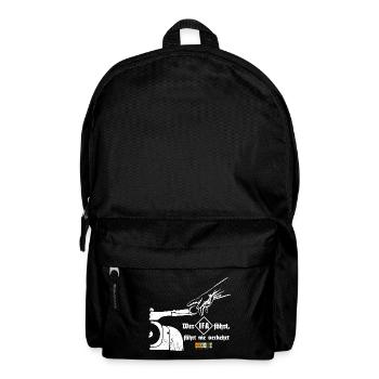 Schwalbefahrer - Wer IFA fährt... Ostkult Moped - Rucksack - Schwarz - Vorne