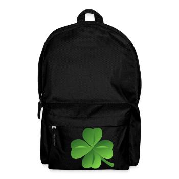 trèfle chance trèfle à quatre feuilles chance clover18 - Sac à dos - noir - Devant