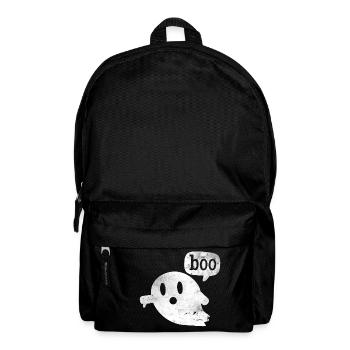 Ghost Shirt BOO Gift Ghost T-Shirt - Backpack - black - Front