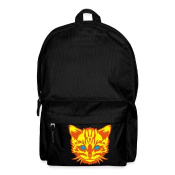 chat animal cat mignon 8 - Sac à dos - noir - Devant
