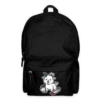 Unicorn DIY Kawaii Niedlich Steinbock Ziege lustig - Rucksack - Schwarz - Vorne
