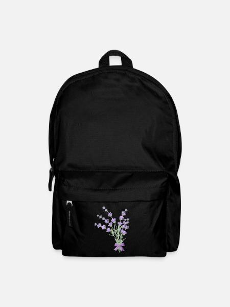 Lavendelstrauss - Rucksack - Schwarz