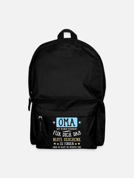 Oma... für dich das beste Geschenk... - Rucksack - Schwarz