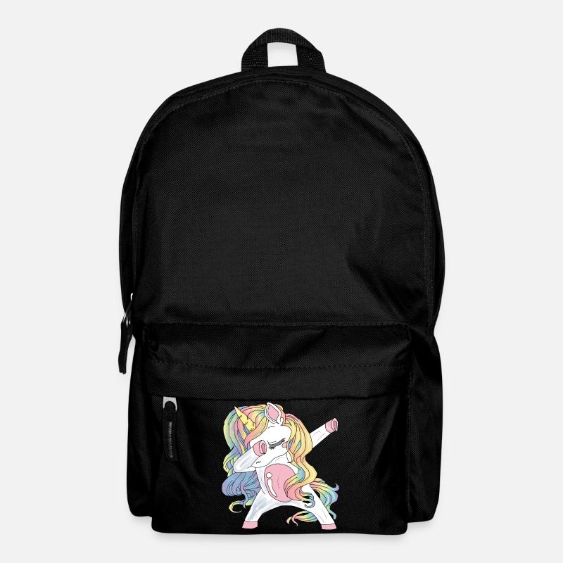 Dabbing Einhorn Geschenk - Rucksack - Schwarz