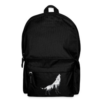 Wolf wilderness protection of wildlife - Backpack - black - Front