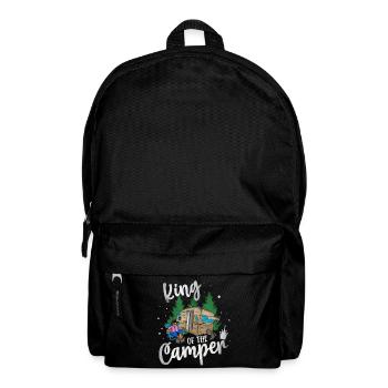 King Of The Camper - Rucksack - Schwarz - Vorne