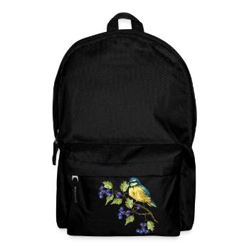 Bunter Vogel - Rucksack - Schwarz - Vorne