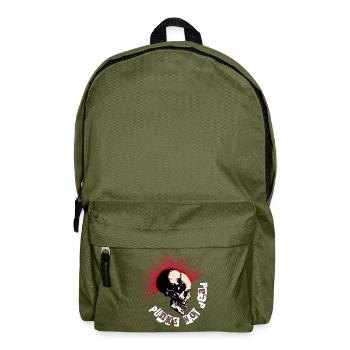 Punk's not dead - Backpack - olive green - Front