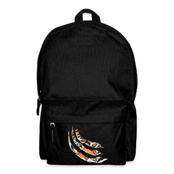 Tiger claw tiger pattern claws gift idea - Backpack - black - Front