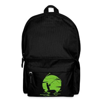 Fliegenfischen - Rucksack - Schwarz - Vorne