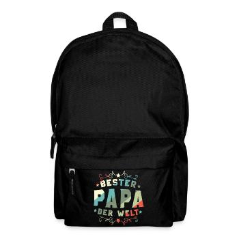 Bester Papa Der Welt Bester Papa - Rucksack - Schwarz - Vorne