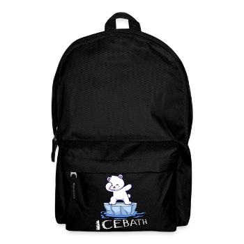 eisbader winterbader winter eisberg arctic polar bear - Backpack - black - Front