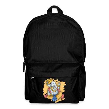 Indien Inder Hindu Ganesha Gott Land I Geschenk - Rucksack - Schwarz - Vorne
