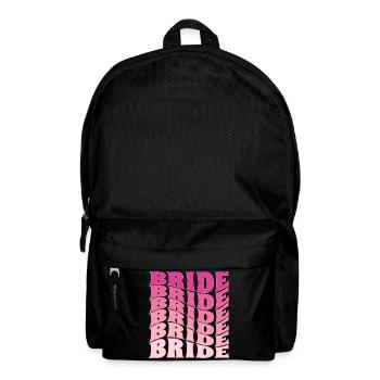 Retro Bride Future Mrs, Bachelorette Party Gift - Backpack - black - Front
