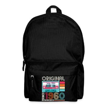 Original Juillet 1960 62ème Anniversaire Cadeau Hommes - Sac à dos - noir - Devant