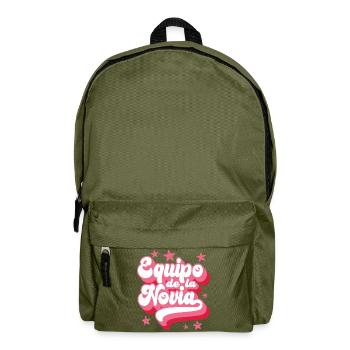 Equipo dela Novia Team Bride Wedding Bridesmaid - Backpack - olive green - Front